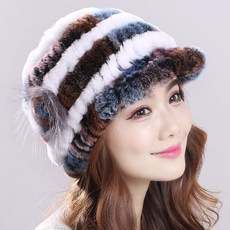 우리우리 노인 할머니 엄마 중년여성모자 효도선물 겨울털모자 예쁜모자