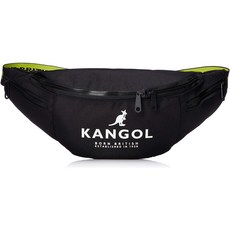 일본배송 [캉고ー루]허리 가방 KANGOL네온 컬러 로고 벨트 보디 백 옐로 웨이스트 백