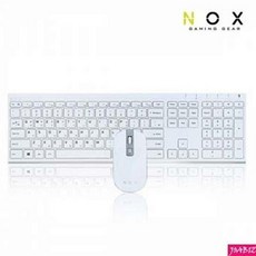 주식회사크레피 NOX 에티튜드 NB-K1AC 무선 키보드 마우스 화이트 마우스세트, 해당상품, 해당상품