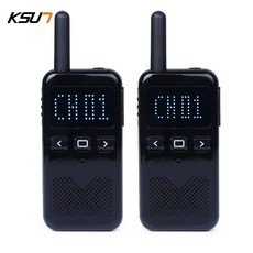 KSUN M2 휴대용 무전기 2p 라디오 워키토키 한국 무전기세트 한국주파수 어린이 캠핑 미니라디오, 1.KSUN M2 2pcs