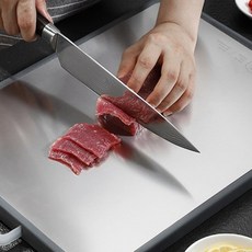 스텐304 업소용 주방용 향균 양면도마 대형, 1개
