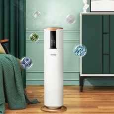 공기청정기 아기방 청소기 고양이털 실내 이산화탄소 비염 신생아 아이방 사무실, 골드 [스마트 보이스 음이온 정화 모델]