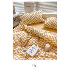 매트리스커버체크보드