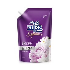 고농축 피죤 실내건조 시그니처 미스틱레인 섬유유연제 1.6L, 6개