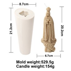 실리콘몰드제작 화분 얼음틀 레진공예 베이킹 향초 몰드 3d 대형 구세주 예수 성모 마리아 양초 금형 홈