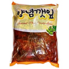 한영식품 한영 양념 깻잎 무침 4Kg 4개 이강산닷컴