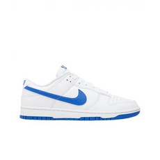 나이키 정품 덩크 로우 레트로 화이트 하이퍼 로얄 Nike Dunk Low Retro White Hyper Royal