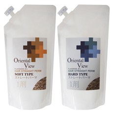 다다토모 오리엔탈뷰 아마씨오일 헤어 스트레이트펌 400ml, 액상, 1개