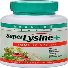 Quantum Health Super Lysine Plus 90 Count Quantum Health 슈퍼 라이신 플러스 90개, 90 Count (Pack of 1), 1개, 34.02g