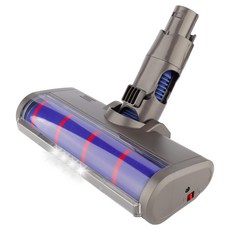 다이슨 V6 DC58 DC59 DC61 DC62 DC74 노끈 청소기와 호환되는 소프트 클라우드 전조등이 달린 하드 바닥 액세서리, 부드러운 털 솔, 1개