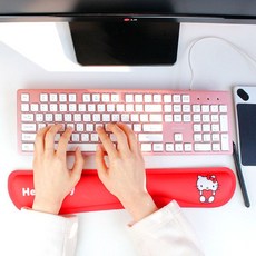 산리오키보드손목패드