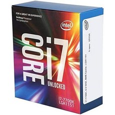 Intel Core i7-7700K 4.2GHz 8MB신규 소매 BX80677I77700K신규 소매 스마트 캐시 박스, 기본 - i77700k