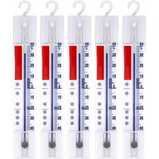 Lantelme 5 PC오븐 냉장고 온도계 세트 독일 제조 아날로그 냉동고 오븐 냉장고 후크 3293, 단일옵션