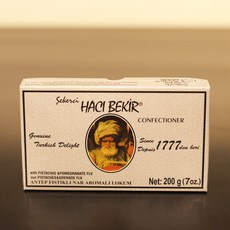 하즈베키르 터키쉬딜라이트 위드 피스타치오 & 석류 200g Haci Bekir 로쿰, 1개