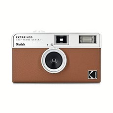 코닥 KODAK EKTAR H35 하프 프레임 필름카메라 35mm, 1개, 갈색 + 싱글