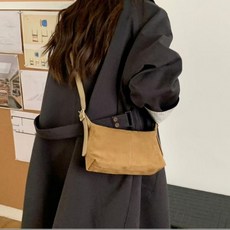 여성가방 클래식무드 스웨이드 숄더백 정장가방 출퇴근 사무실 하객룩