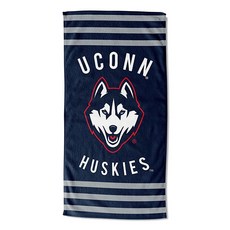 Northwest NCAA Uconn Huskies 유니 성인용 비치 타월 76 2 x 152 4cm 30 x 60인치 스트라이프 Connecticut Huskies