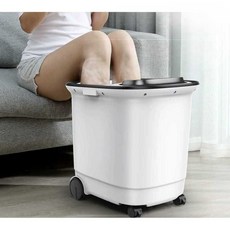자동족욕기 발마사지통 온도가열 유지 족욕 족탕기, 1개, 화이트 45CM 깊은 통