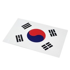 락모터스 자동차 미니 태극기 9종 반사스티커 사각 방패스티커 데칼 국기 만국기 엠블럼 태극기스티커, 혼합색상, 1개, 6번