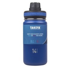 타케야 써모플라스크 스틸 보온냉텀블러, Navy, 414ml