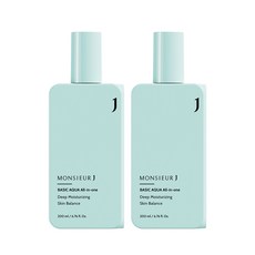[무슈제이/누적88 000개판매] 베이직 아쿠아 올인원 200ml 2팩
