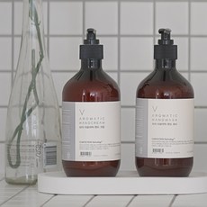 브이앤코 브이 아로마틱 핸드워시&핸드크림 set, 500ml + 500ml