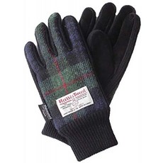 【해리스 트위드] HARRIS TWEED 남성 방한 장갑 AY-17AA0174 (그린 x 블랙)