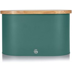 영국직송 Swan SWKA17512GREN 북유럽 스칸디나시 브레드빈(대나무 도마 뚜껑 포함) 파인 그린 스틸 1사이즈