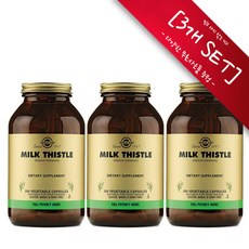 [사은품선택-3개 SET] 솔가 밀크시슬 250정 (캡슐) Solgar Milk Thistle 250 Vcaps, 챱스틱(사과s), 3개