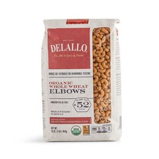 DeLallo 오게닉 통밀 마카로니 1lb X 8팩, 8개