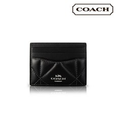 코치 [COACH]코치 다이아몬드 퀄팅 슬림 ID 카드 케이스 CJ525