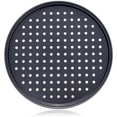 피자팬 나이프 오븐 제빵용 원형 11 인치 구멍이 있는 앨리스 베이킹 트레이 1pc, 1개