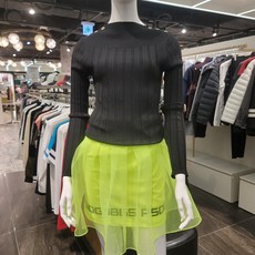 파사디골프 플레어 샤 레이어드 스커트 P23MSK571X