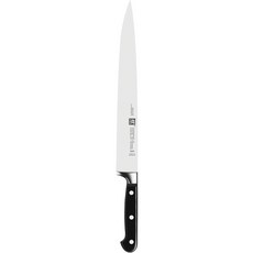 ZWILLING 4성 셰프 나이프 넓은 칼날 스테인레스 스틸 인체공학적 플라스틱 손잡이 black Made in Germany, Vier Sterne, 1개