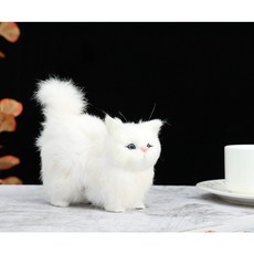 모카돌 리얼 털고양이 인형 애착 애완 동물 리얼펫 인테리어 소품 카페 장식 3
