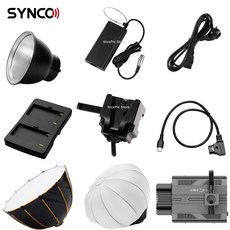 SYNCO-사진 조명 액세서리 SYNCO COLBOR CL60 CL100X CL220 용 소프트박스/리플렉터/전원 케이블/보웬스 어댑터 링, 16.JP AUS Power Cord, 1개