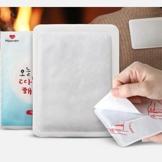 붙이는 파스형 핫팩 1BOX 360개 12시간 사용 우수한 보온성 홍보용 군인용핫팩 캠핑용 보온팩 포켓용, 핫팩 파스 360개