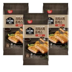 [KT알파쇼핑][동원] 퀴진 크리스피 돈까스(통등심) 480g X 3개 /간식, 상세 설명 참조