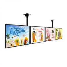 디지털 메뉴판 LED 가격표 박스 tv모니터 벽걸이형, 40cmx50cm, 천장부착형