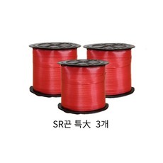 동아농자재 SR끈 적끈 막끈 노끈 포장 다용도 끈 특대 15mm x 240m, 3개, 레드