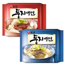 농심 둥지냉면161g(6입)X2개(물냉면1개+비빔냉면1개)