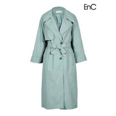 이앤씨 EnC 민트 케쥬얼 트렌치 코트 ENJT31201W