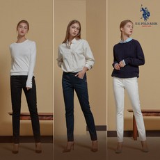[런칭가 129000원] USPA 화이트라벨 여성 웜기모 코튼팬츠 3종