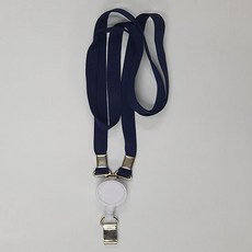명찰줄세상 사원증목걸이 릴홀더목걸이 신분증목걸이 출입증목걸이 명찰목걸이 명찰 간호사명찰 행사용목걸이, 10개, 빨간색