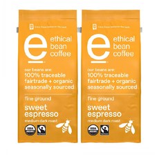 이티컬 빈 스위트 에스프레소 그라운드 227g 2팩 ETHICAL BEAN Sweet Espresso Ground