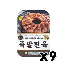 편육에족발을더하다 족발편육 간편안주 215g x 9개