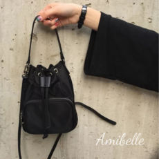 아미밸르 여성 버킷백 복조리 크로스 미니 가방