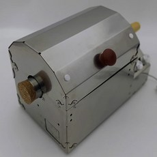 머신 400g 스틸 로스터 스테인리스 전기 드럼 콩 조절 속도 커피 석영 + 용량 로스트 유리, 빨간