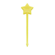 도나앤데코 도시락데코 과일꼬지 별픽 노랑, 100개입, 1개