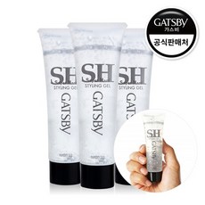 갸스비 슈퍼 하드 스타일링 젤 휴대용, 60ml, 3개